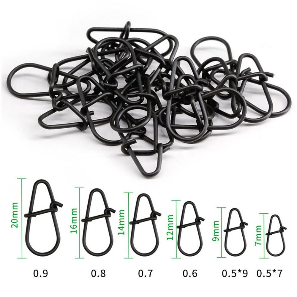 100 Pz/lotto Nero Opaco A Scat - Fishing Equipment Cheap recensione e prezzo