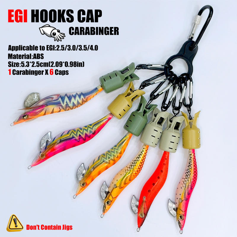 Calamari Jig Hook Caps e Mosch - Fishing Equipment Carp recensione e prezzo