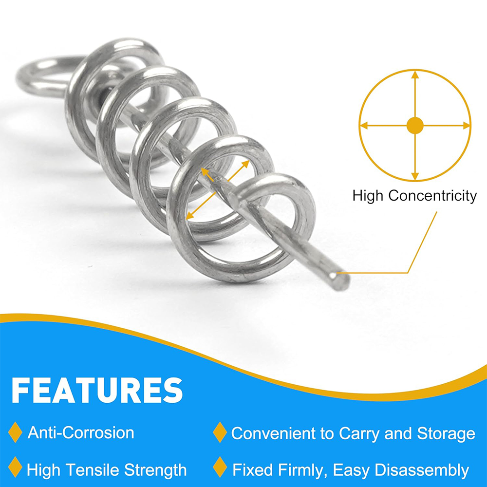 50 pz Primavera Twist Lock Pes - Fishing Equipment Carp recensione e prezzo