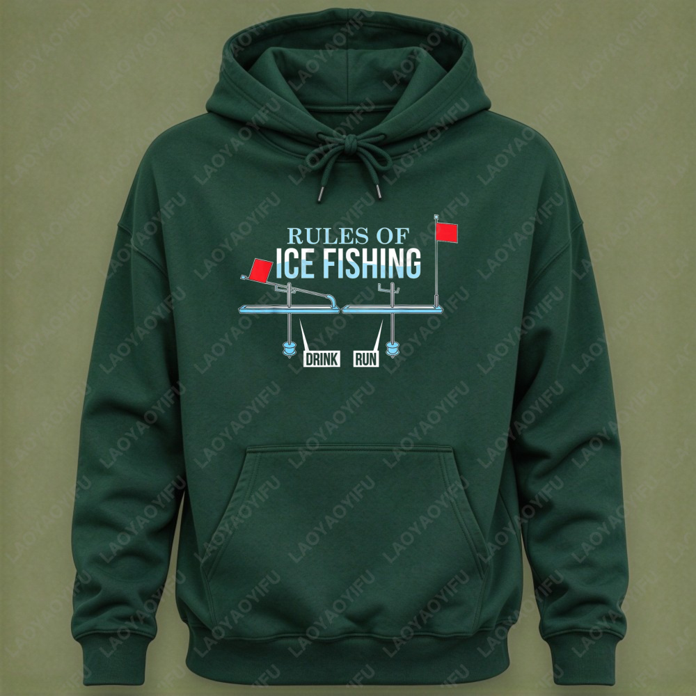 Felpa con cappuccio a tema pes - Ice Fishing Tip Up recensione e prezzo