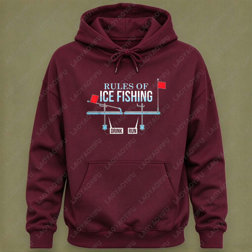 Felpa con cappuccio a tema pes - Ice Fishing Tip Up recensione e prezzo